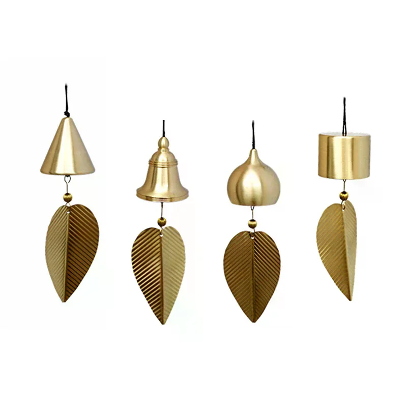 Japanese Wind Chimes Copper Wind Bells Outdoor Yard Garden Hanging Decorations Wind Music Home Decoration Landscape Bell Sound