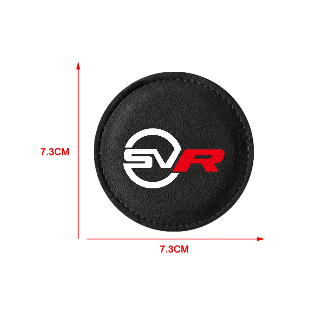 Car Coaster Water Cups Non-Slip Pad Mat Interior Decor Accessories For Landrover SVR Discovery Velar Evoque Defender Range Rover