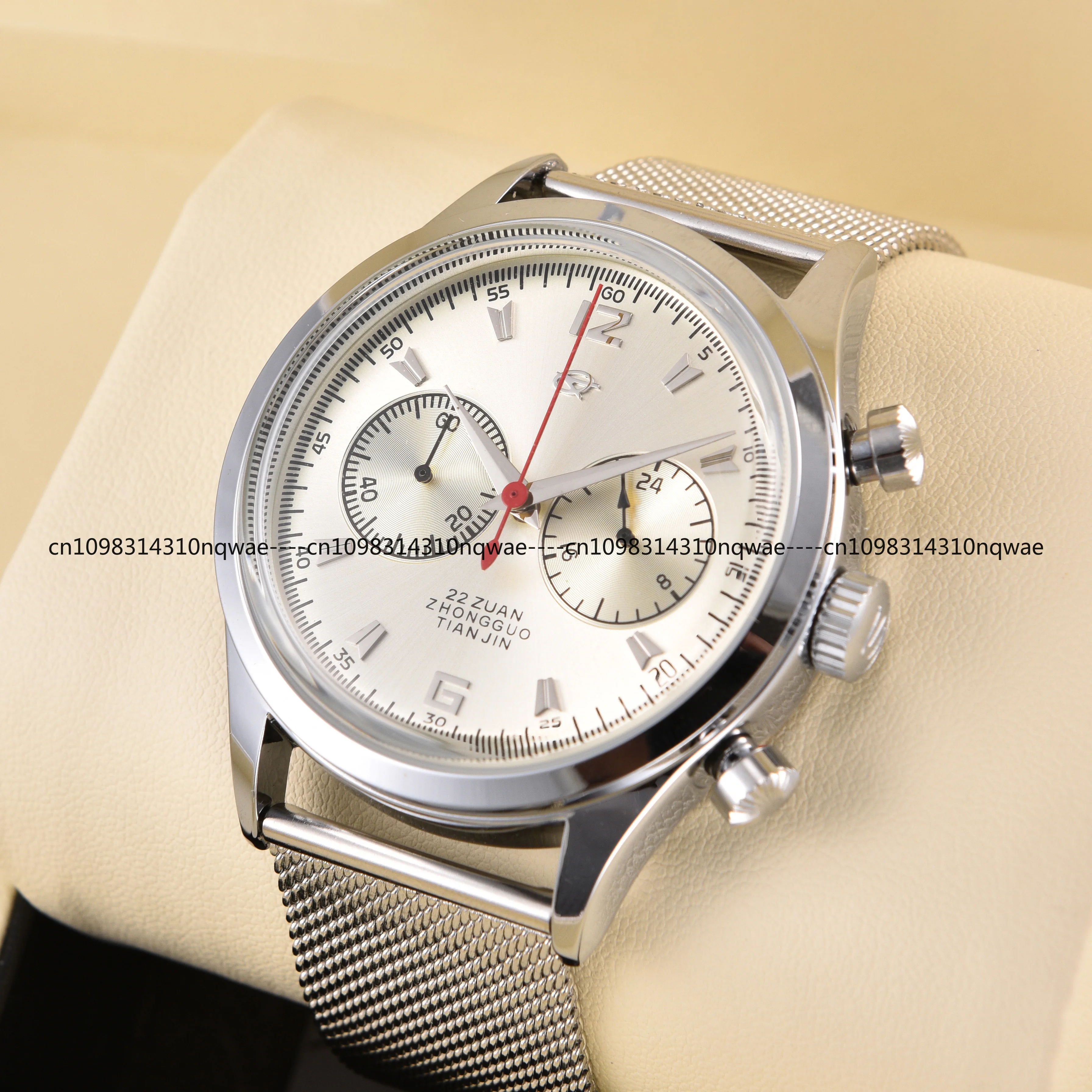 Seagull Long Sky Edition 1963 Retro Pilot Chronograph Quartz Watch Original Seagull 1963 Waterproof Men's Sea Gull Watches FMEIS