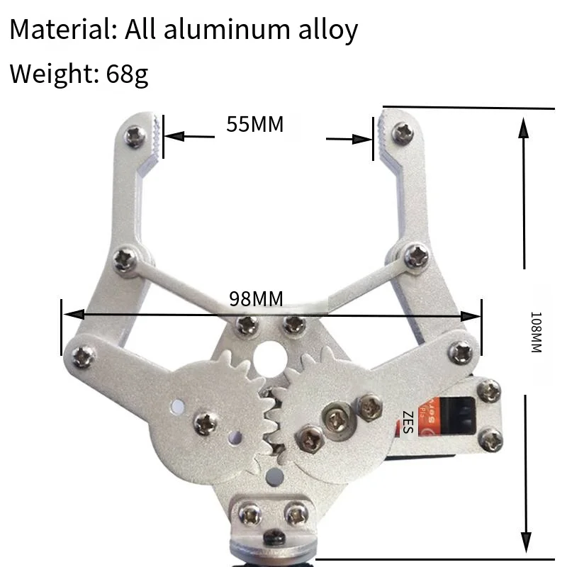 6 DOF Robotics Kit Educational Robot Manipulator Metal Alloy Arduino Arm Servo MG996 for Arduino Robot DIY Kit Programmable Kit