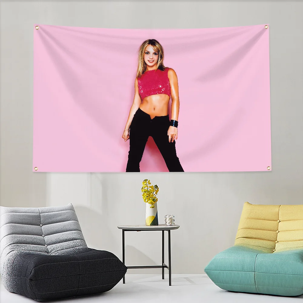 

Retro Classic Decor Wall Hanging Sweet Girl-Britneys Flag to Hang Tapestry Art Flags for Bedrooms Home Decoration Gifts For Fans