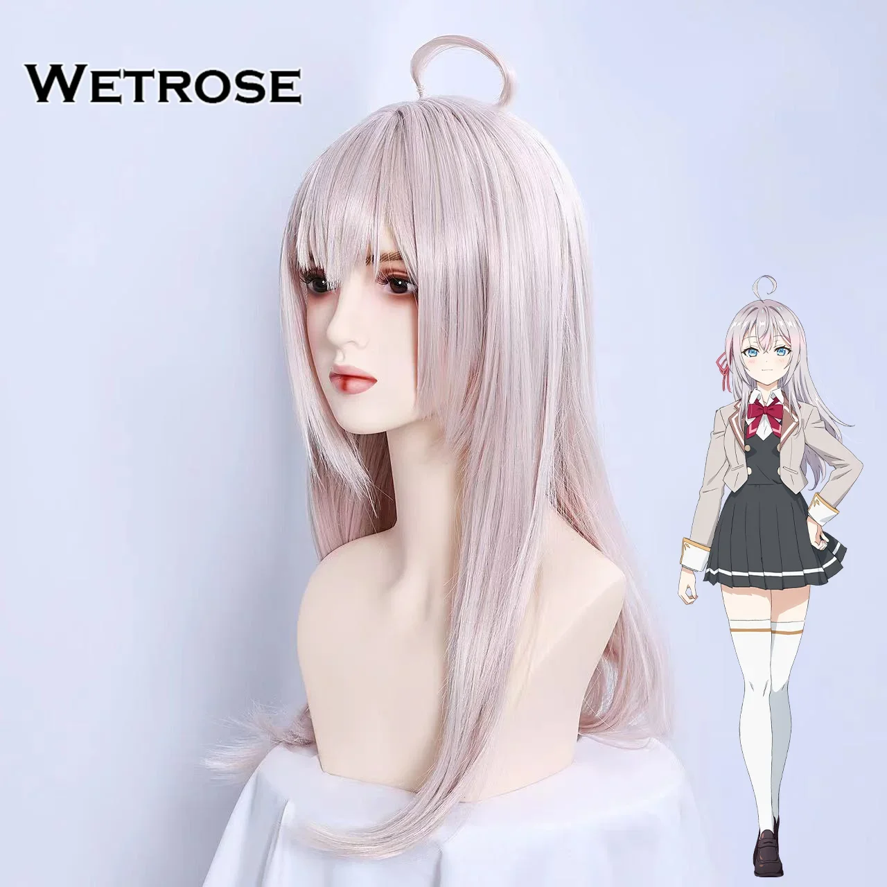 【Wetrose】متوفر في المخزون أليسا أليسا ميخائيلوفنا كوجو شعر مستعار كوسبلاي أحيانًا يخفي مشاعرها في مجموعة ألياس أليسا الروسية لعيد الميلاد