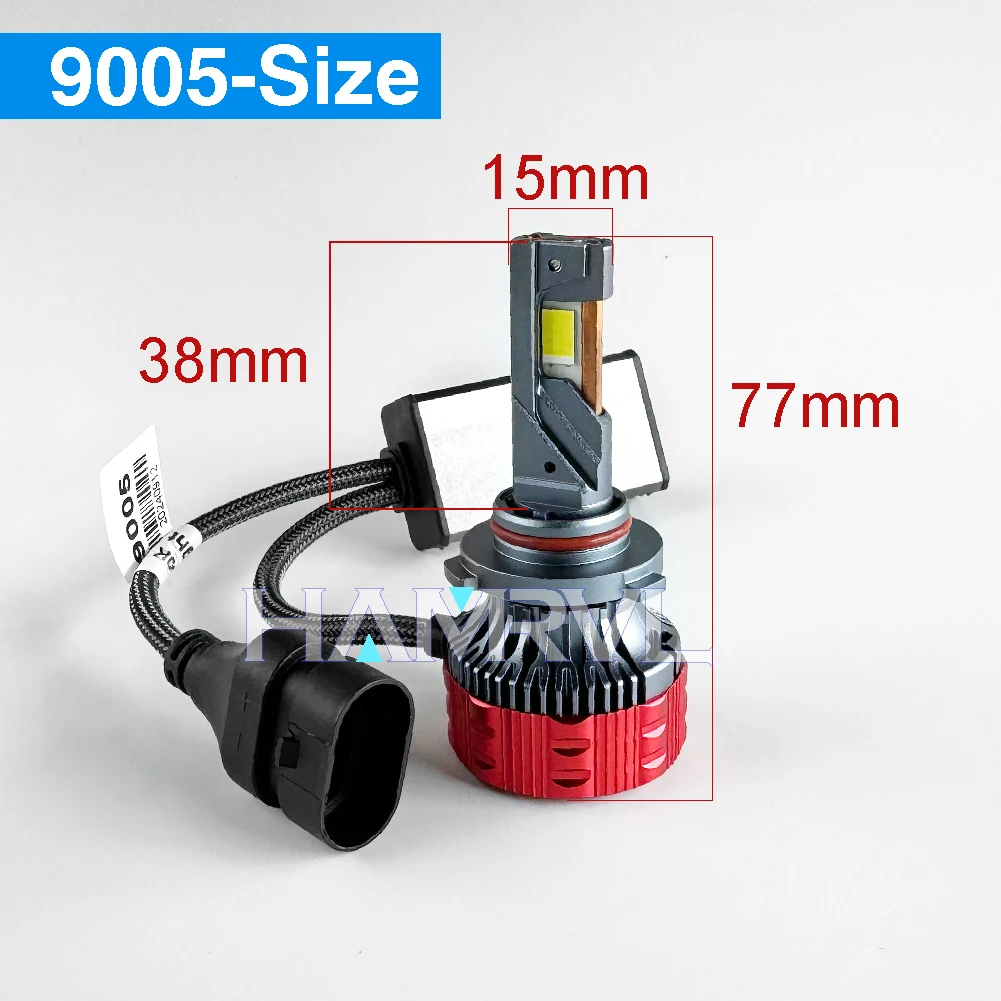 15000LM  9005 9006 H1 H7 H8 LED Headlight LED Car Headlight Auto LED Headlamp120W  White 6500K Waterproof IP65  Dualvision H4