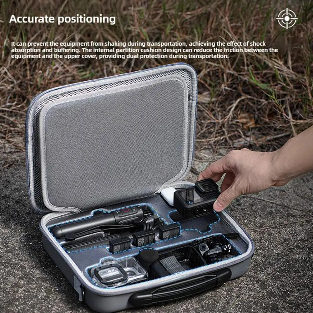 Storage Bag Case for GoPro Hero 13 Portable Mini Box Sport Camera Waterproof Protective Case for Go Pro Accessories Q4I1