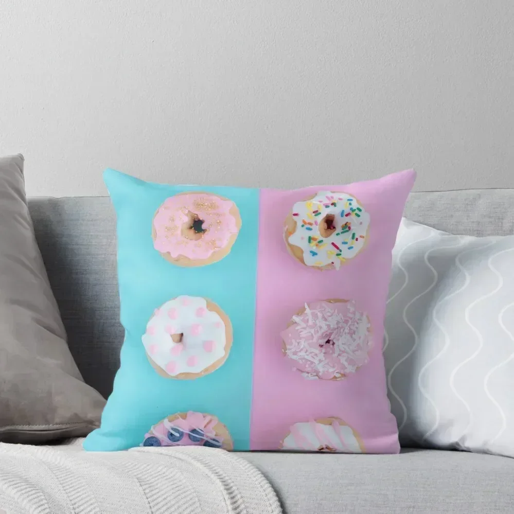

Donuts Throw Pillow Luxury Pillow Case covers for pillows Cusions Cover Custom Cushion Photo pillow