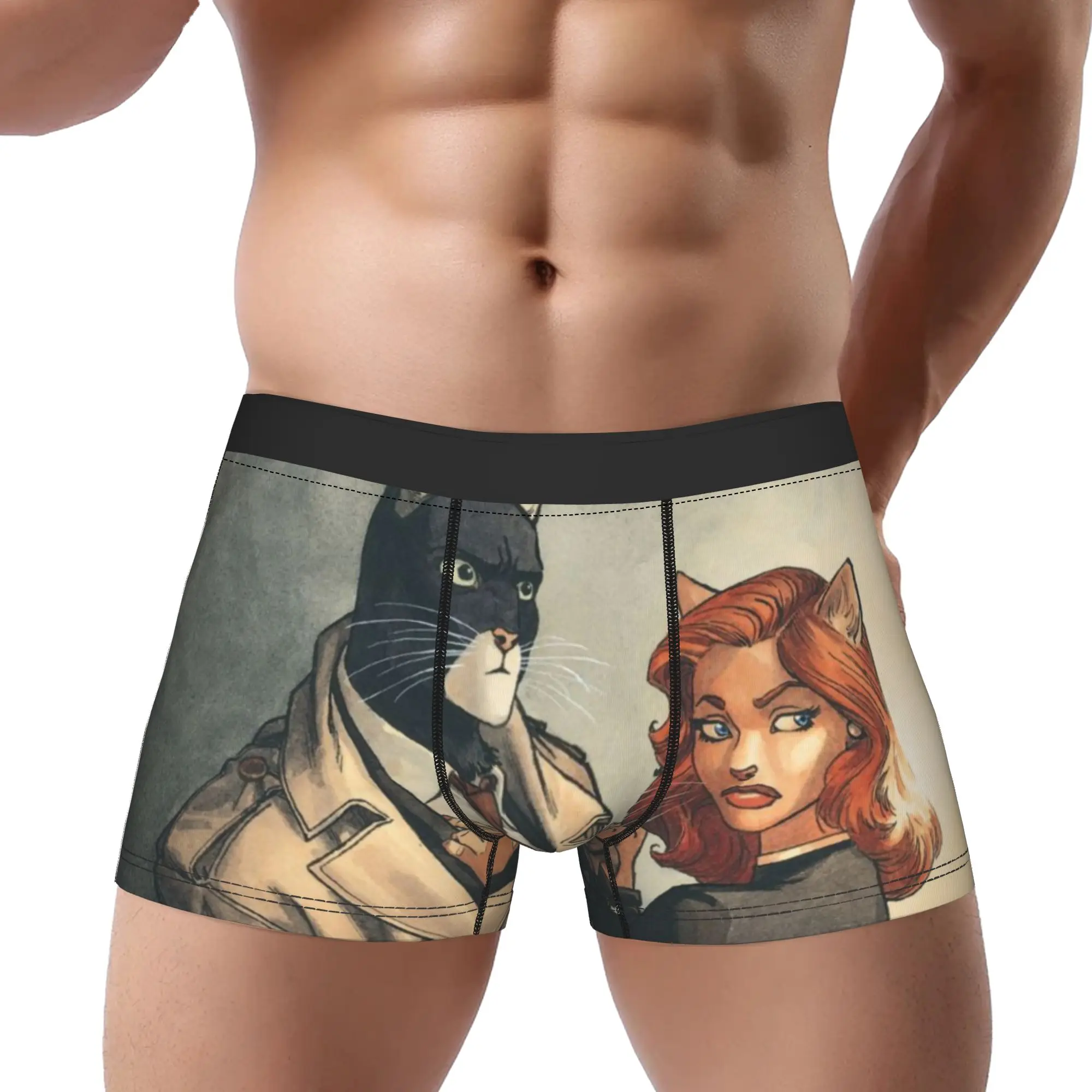 

Трусы-боксеры BlackSad для мужчин, удобные шорты-боксеры BlackSad