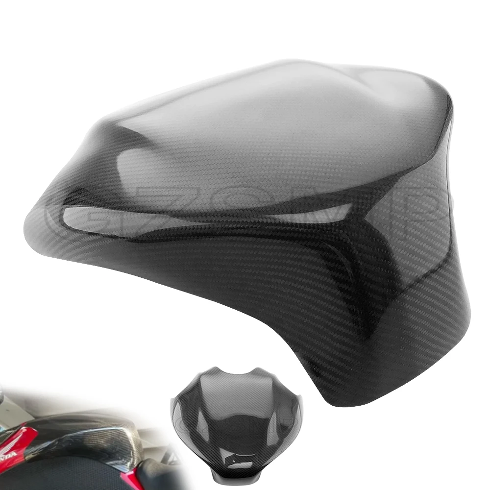 Real carbon fiber decal Fuel Gas Tank Cover Protector Guard Fit For HONDA CBR 650R CBR650R 2019-2024 2022 2021 2020 CBR 650 R