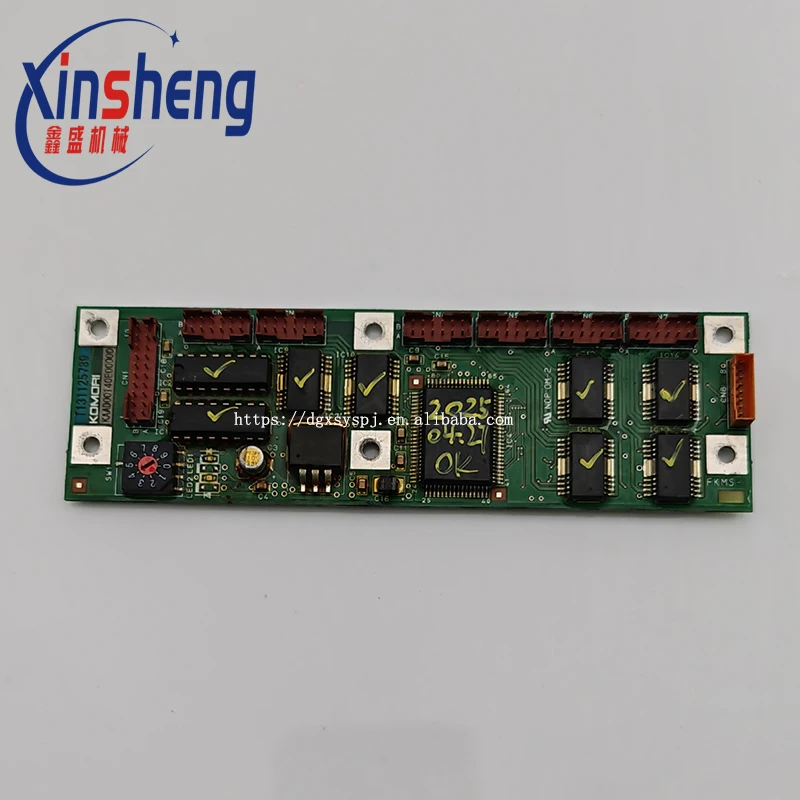 KOMORI INK KEY Drive Board PCH-864 FKMS  5ZE-6701-030 Circuit Board PCB CH864B Used Circuit Board
