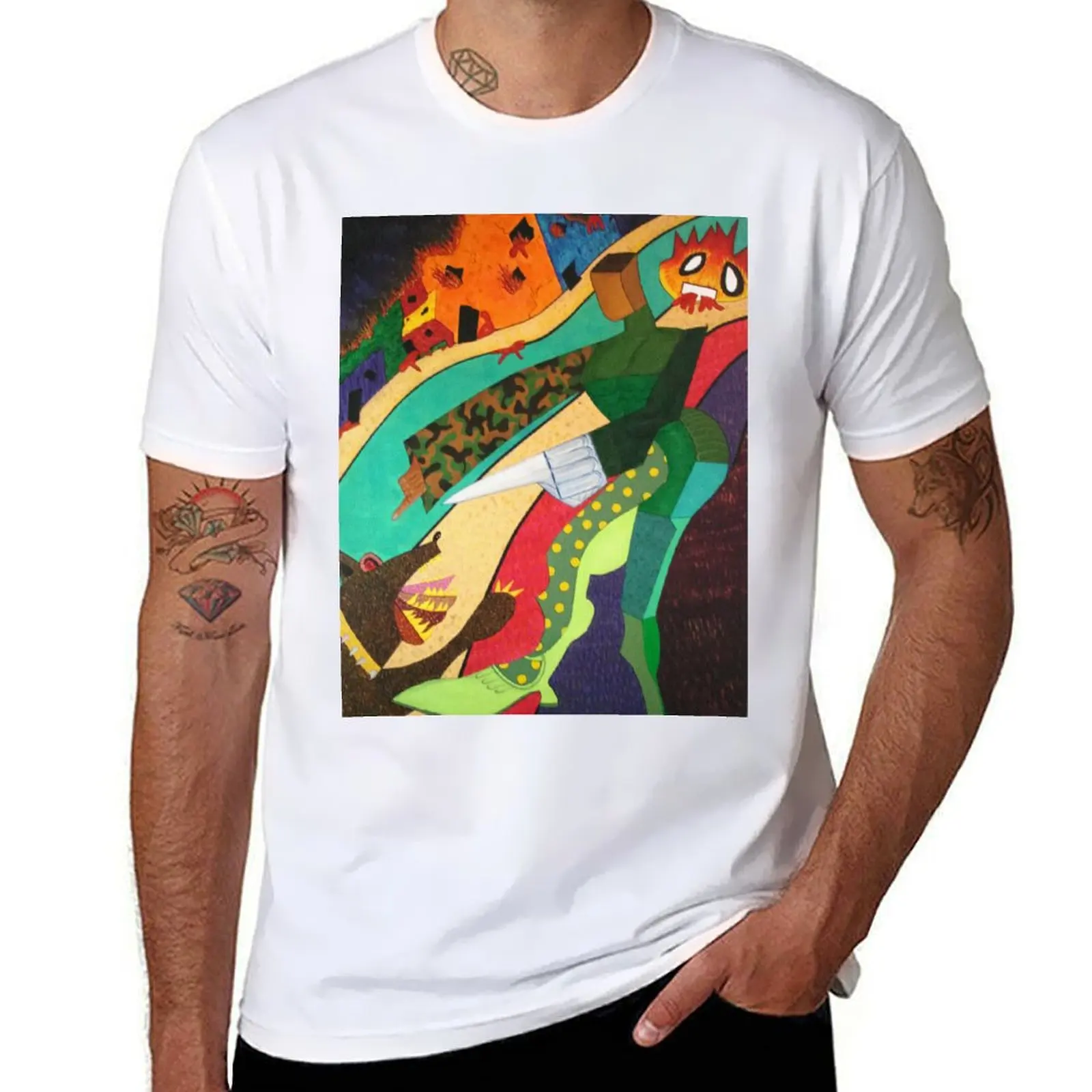 

Biting Terror T-Shirt t shirt personalised man t shirt summer man t shirts graphic T-shirt