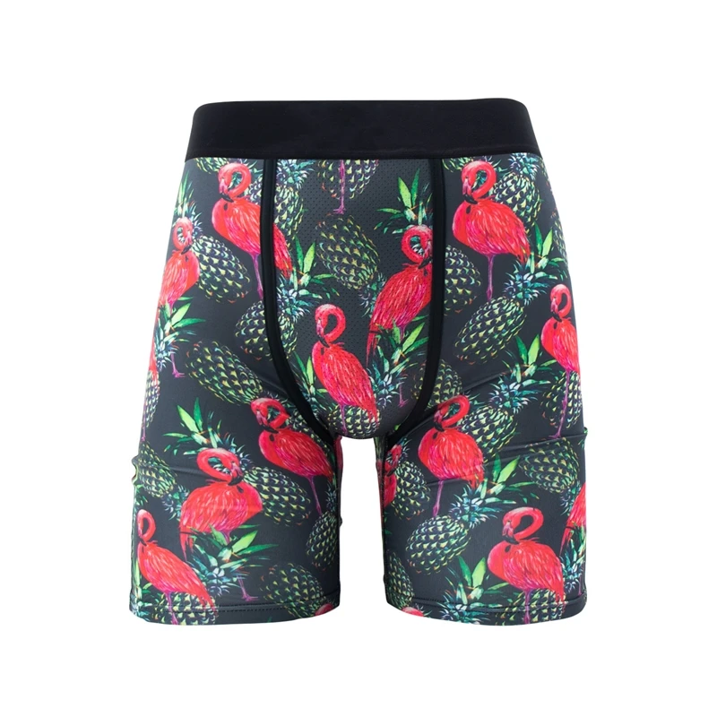 

1Pcs Men Underwear Boxers Breathable Mesh Crotch Man Underpants Plus Size L-3XL Mens Trunks Men's Panties Sexy Men Boxers Briefs