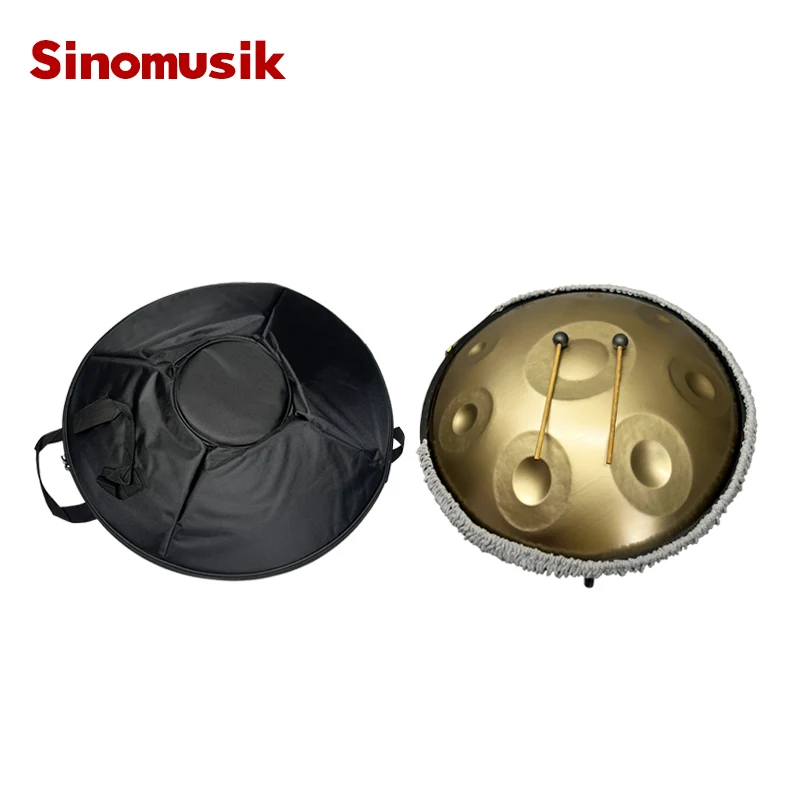 Sinomusik Brand China Cheap Price Handpan Hand Drum with a Handpan Bag 22 Inch Steel Handpan Drum With 9 Notes
