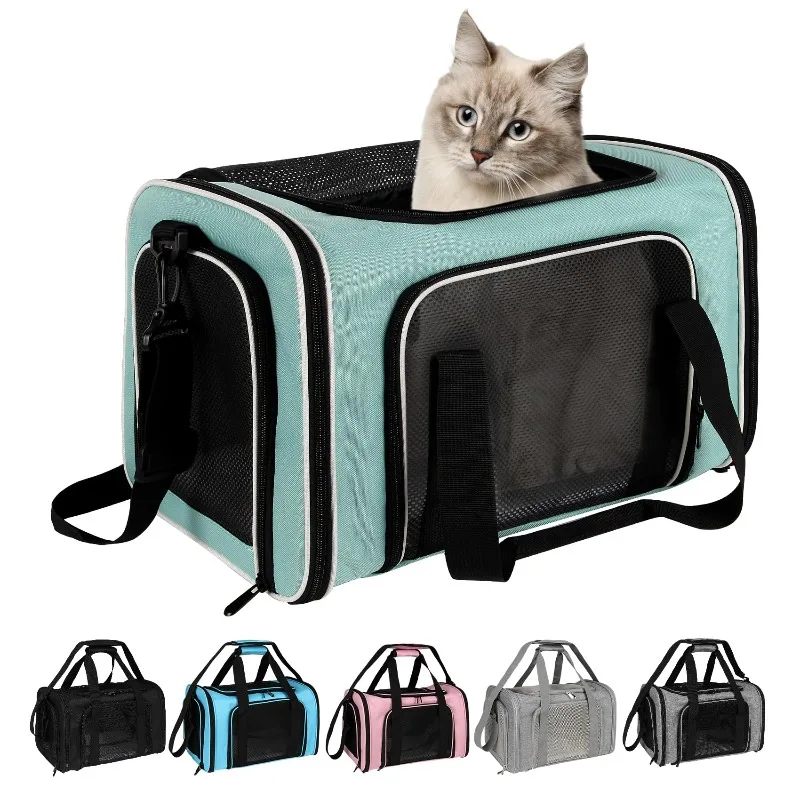 Stylish luxury sports square pet bag, approved by airlines