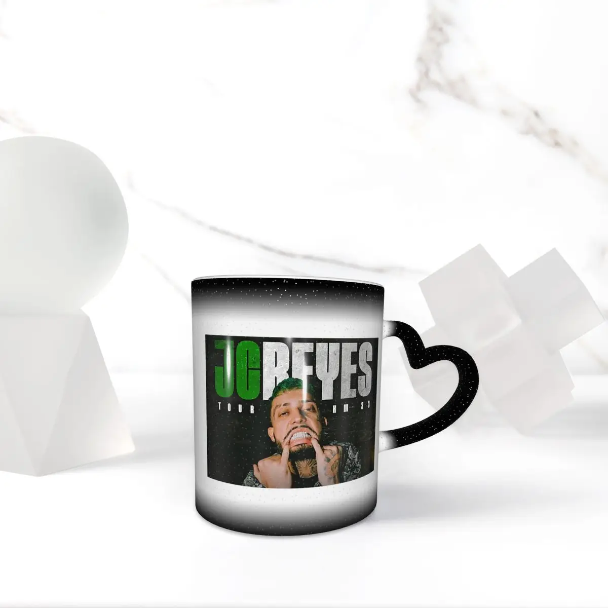 Rapper Jc Reyes Album Tour Graphic Mug Funny Ceramic Coffee Cups Tea Mugs Milk Cup Drinkware Gifts for Woman Man