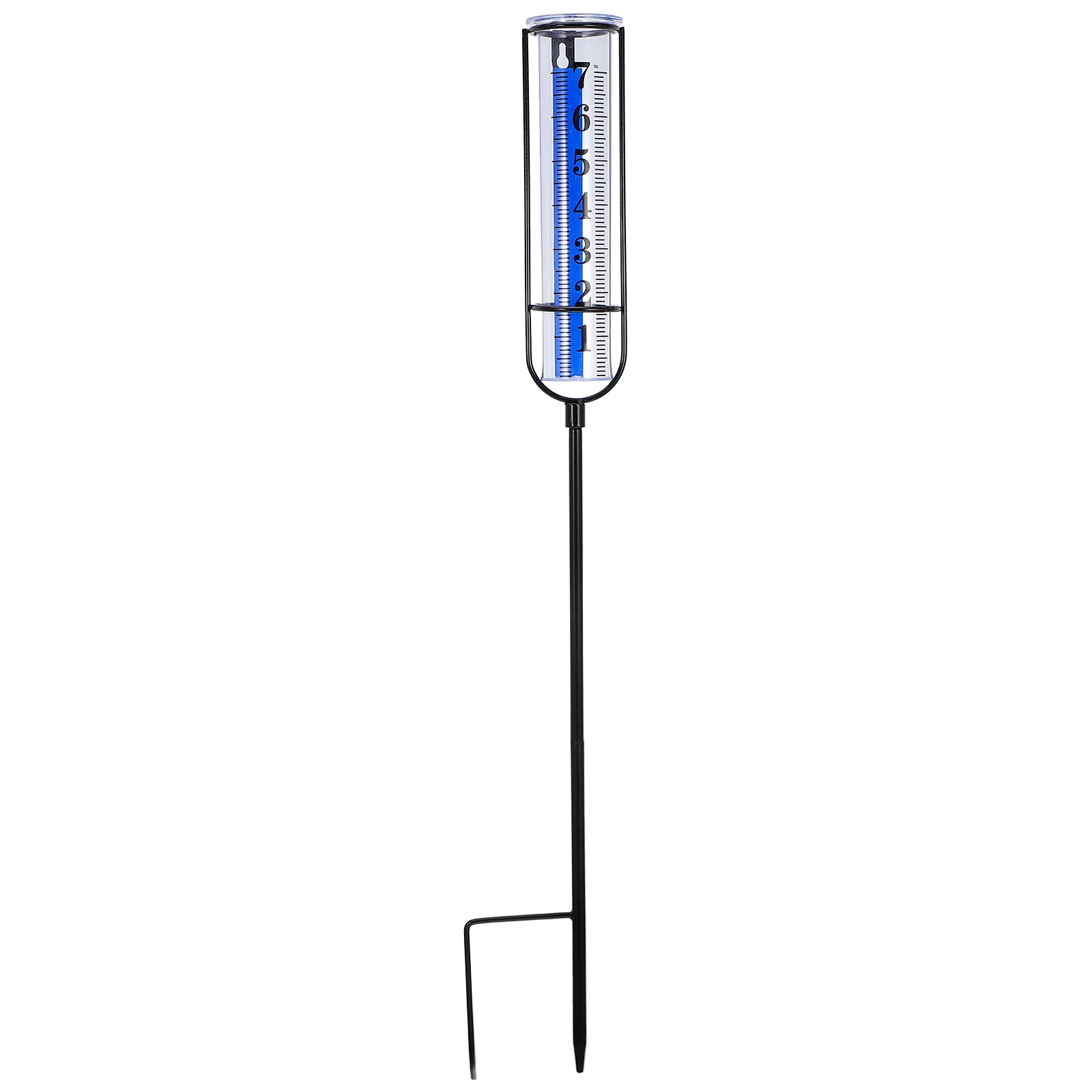 

Garden Rain Gauge Outdoor Clear Glass Tube Replacement Rain Measuring Tool Yard Lawn Water Measurement Device Clear Test Tube
