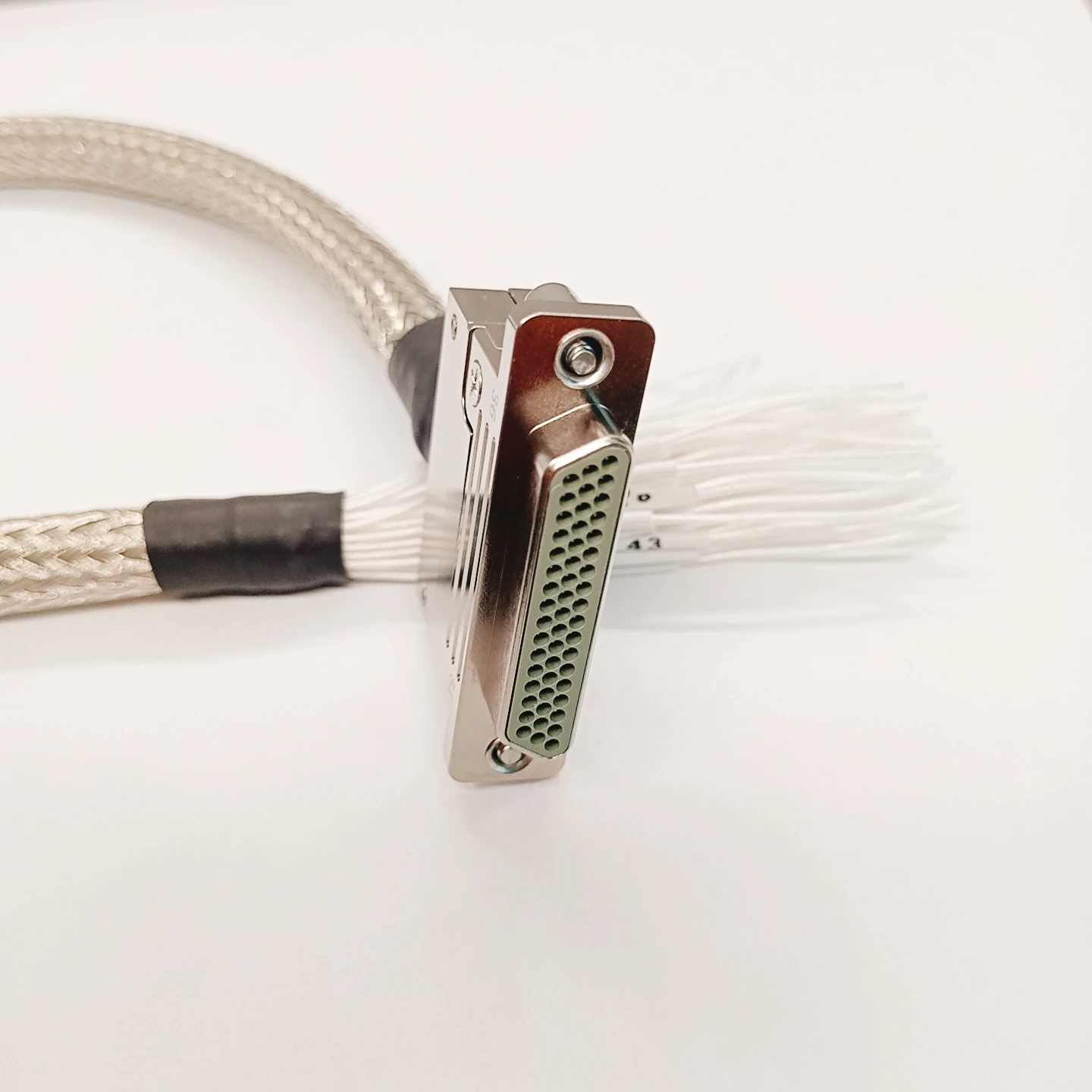 Micro Rectangular Connector J30J-51TJL-A  J30J  Connector 51 Pins Plug with Wire Clamp a  protection Shielded Layer Cables