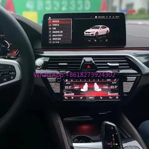 BMW 5 시리즈 G30/M5/X3/X4/6 2018-2022 에어컨 LCD 터치 컨트롤용 기후 AC 패널 디스플레이 화면