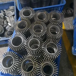 119mmX65mm Round LED Heatsink Radiator Aluminum Heat Sink for 20W 30W 50W 100W High Power COB LED Light customize