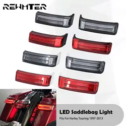 Motorcycle LED Saddlebag Run Brake Turn Signal Light Lamp For Harley Touring CVO Electra Road Street Glide Ultra Limited 97-2013