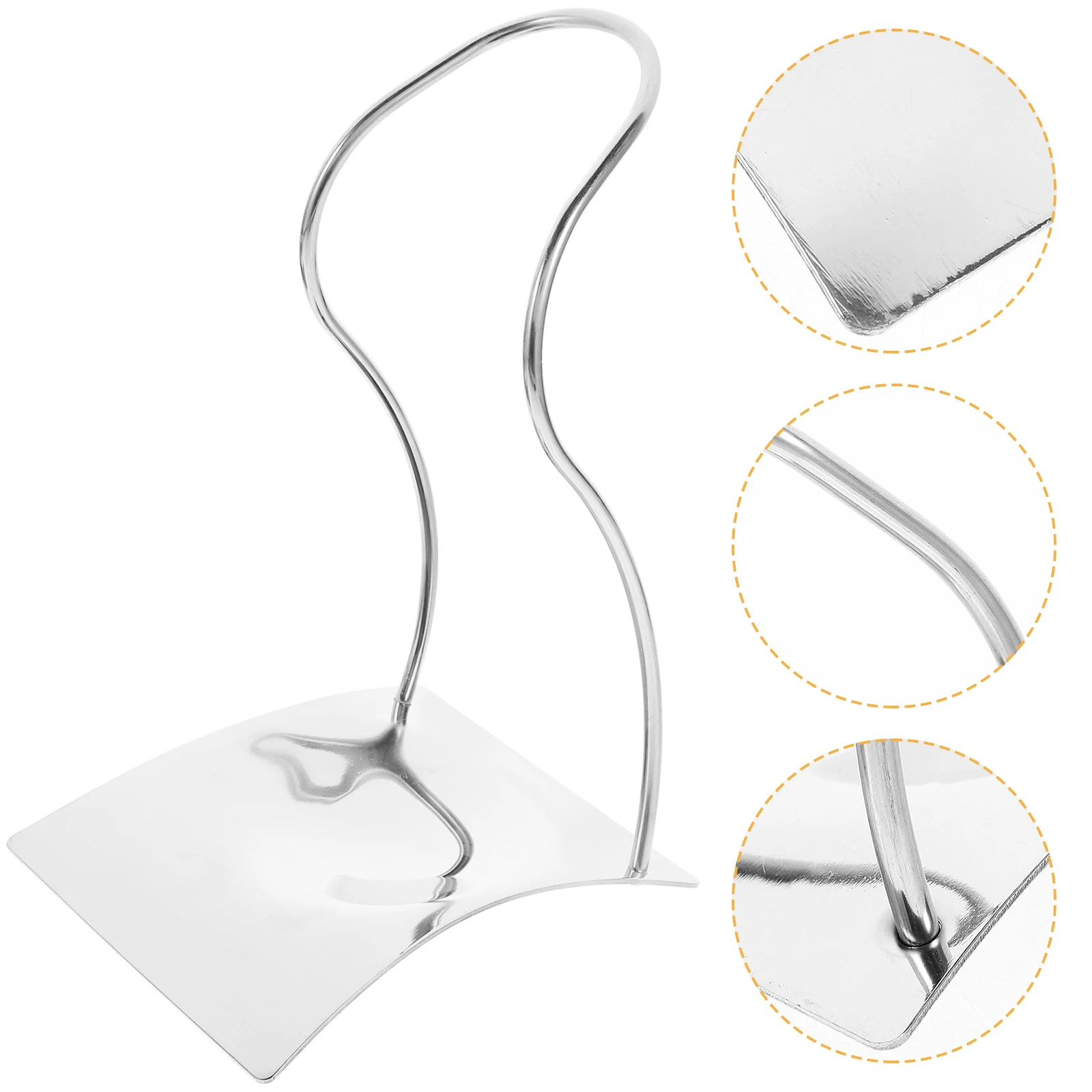 

Stainless Steel Ladle Kitchen Utensil Countertop Storage Soup Container Sturdy Rack Household Scoop Cutlery Stand Upright