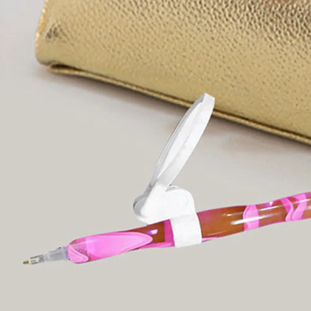 Diamond Painting Magnifier 4 Piece Folding Portable Lens Pen Holder for Rhinestone Embroidery DIY Crafts