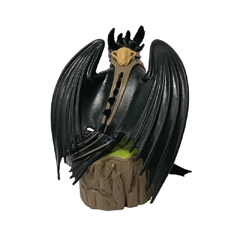 الوحش المملكة التنين ترويض ماستر ليلة الشر ديناصور بلا أسنان الصبي بلا أسنان دمية صبي نموذج سطح المكتب زخرفة لعبة عصرية هدية