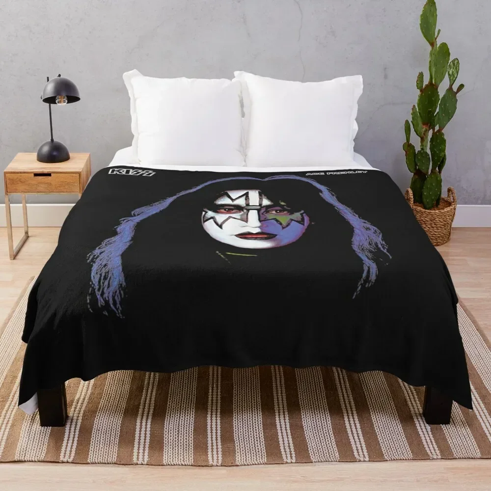 

Ace frehley Throw Blanket Blankets For Bed Luxury Brand Blanket Plaid on the sofa