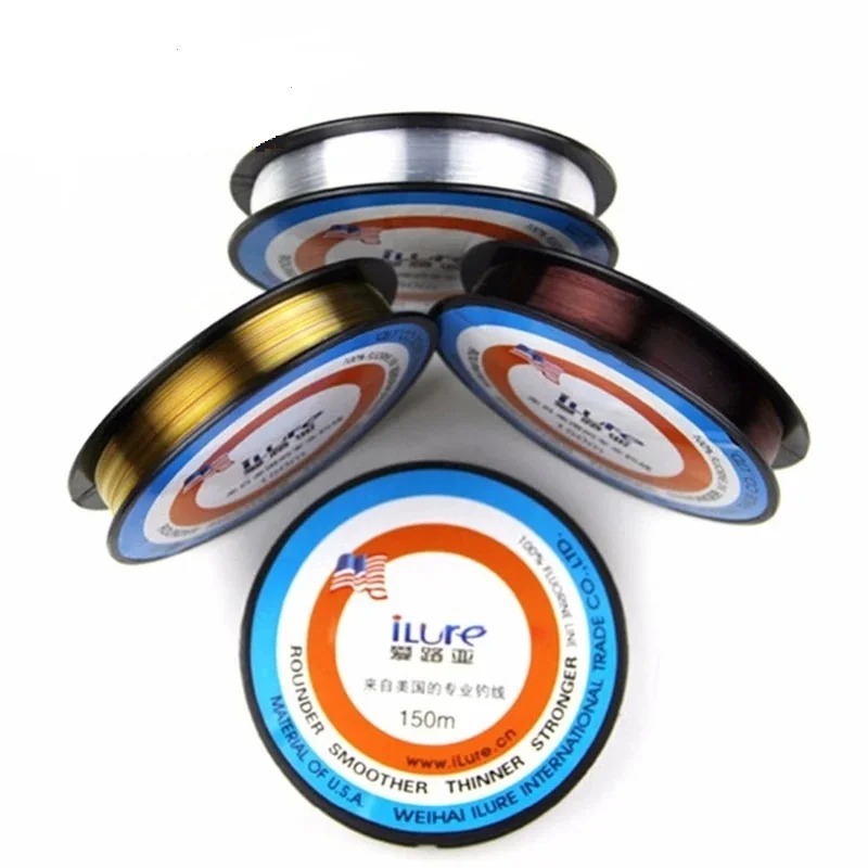 Fishing Line 150M Fluorocarbon Rope Wire Carbon Fiber Leader Saltwater Fly Line Super Strong Monofilament Carp Line Sea Tackle