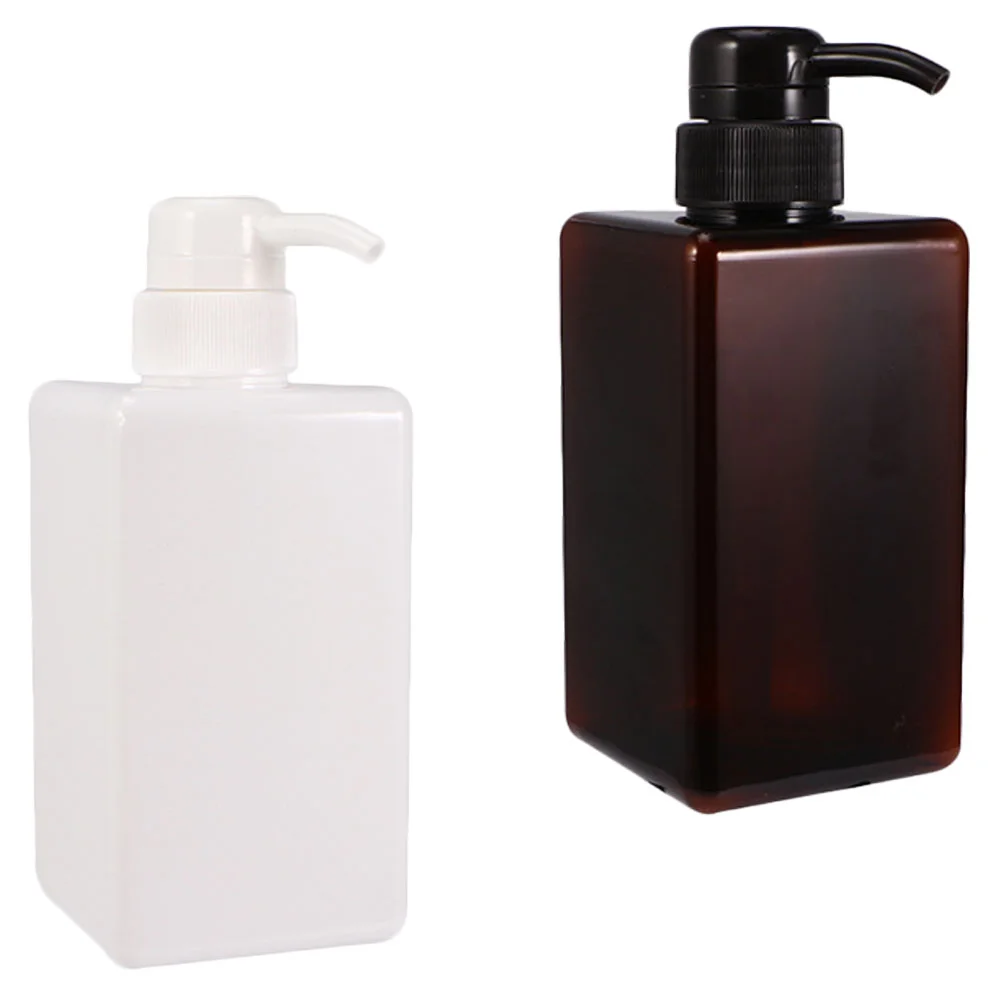 

2 Pcs Lotion Bottle Liquid Soap Dispenser Refillable Bottles Shampoo Hand Plastic Sub for Emulsion