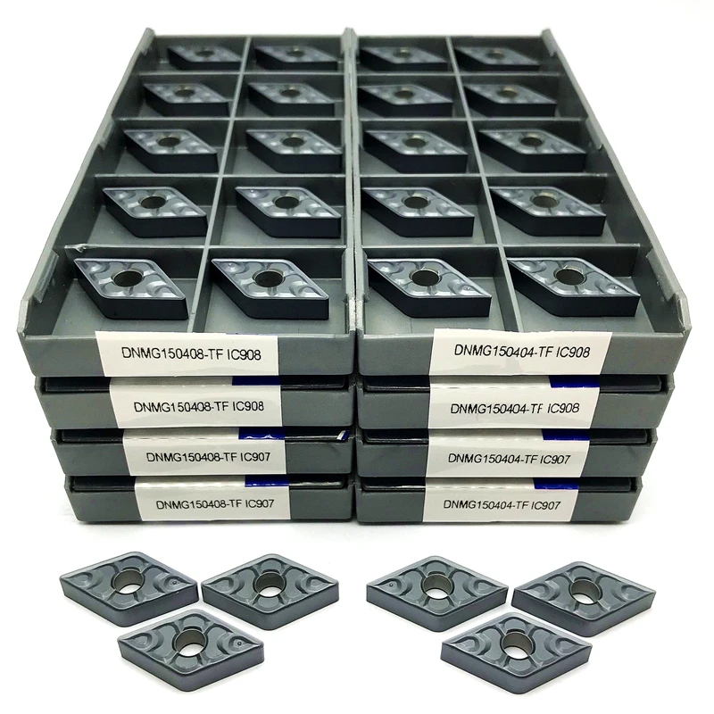DNMG150404 DNMG150408 IC907/908 Carbide insert External turning tool High quality turning insert CNC  Lathe tool Cutting tool
