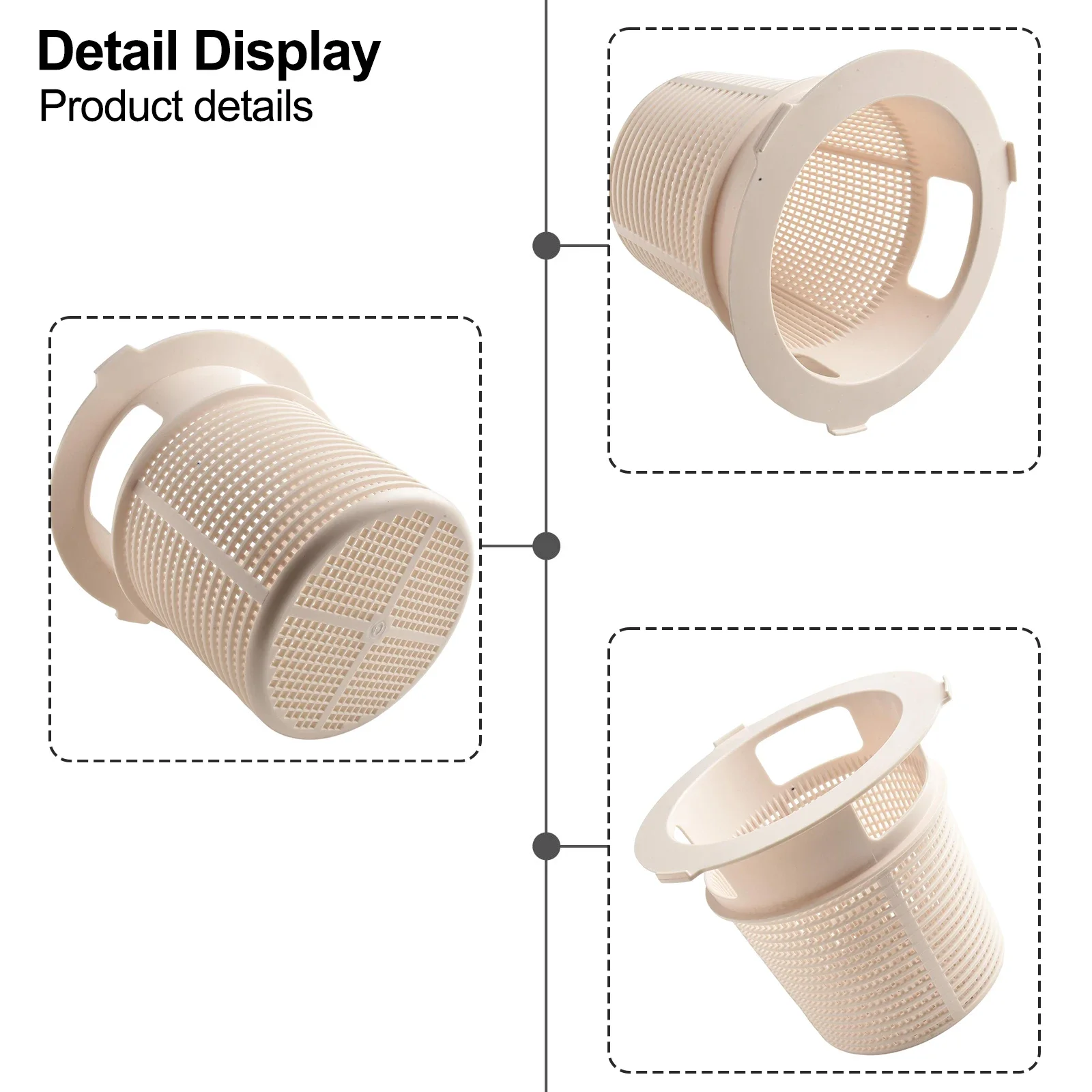

Debris Filtration Basket Heavy Duty Skimmer Easy To Clean Efficient Debris Capture High-Quality Plastic Optimal Performance