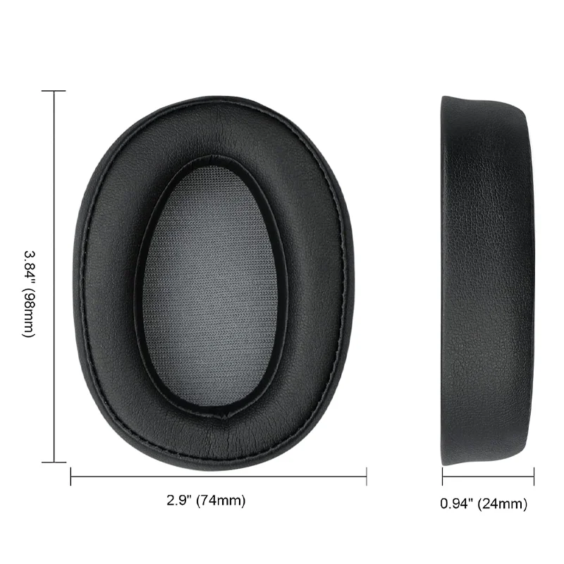 Almohadillas de repuesto para auriculares Sony MDR 100ABN piezas WH H900N MDR-100ABN, almohadillas de repuesto para los oídos, 2 WH-H900N