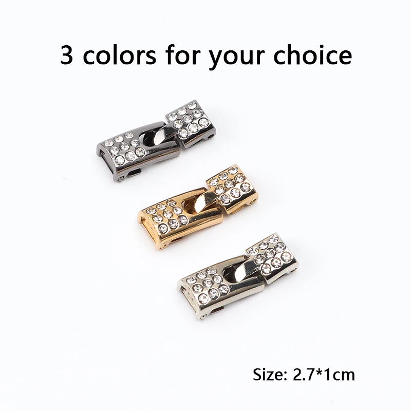 No tie Shoe Laces For Sneakers Elastic Shoelaces Masonry Metal Lock Quick on and off security Lazy Shoes Lace Accessories