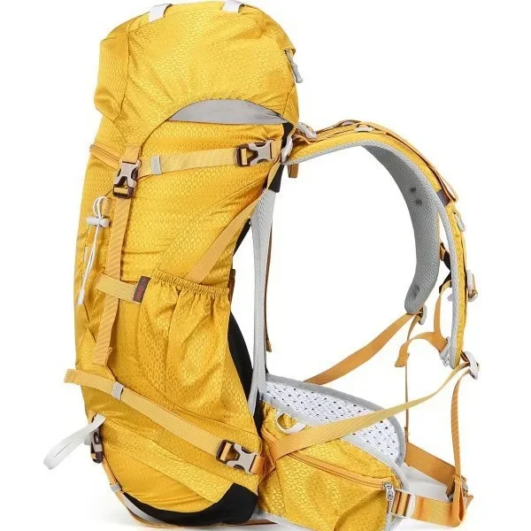 Lightweight Outdoor Hiking Backpack 40L Large Capaci Travel Shoulder Bag Men Women Nylon Material Inner Frame Structure