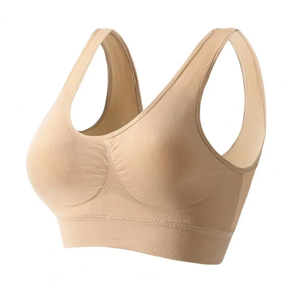 

Sports Bra with Ultra-wide Lift Strap Plus Size Sports Bras for Women Wirefree Padded Bralette with Full for Comfortable