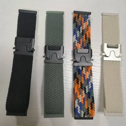 Braided Loop for Fitbit Versa 4 Band Metal Parachute Buckle Nylon Elastic Strap Bracelets for Versa3/Sense2/Versa2/Versa SE Band