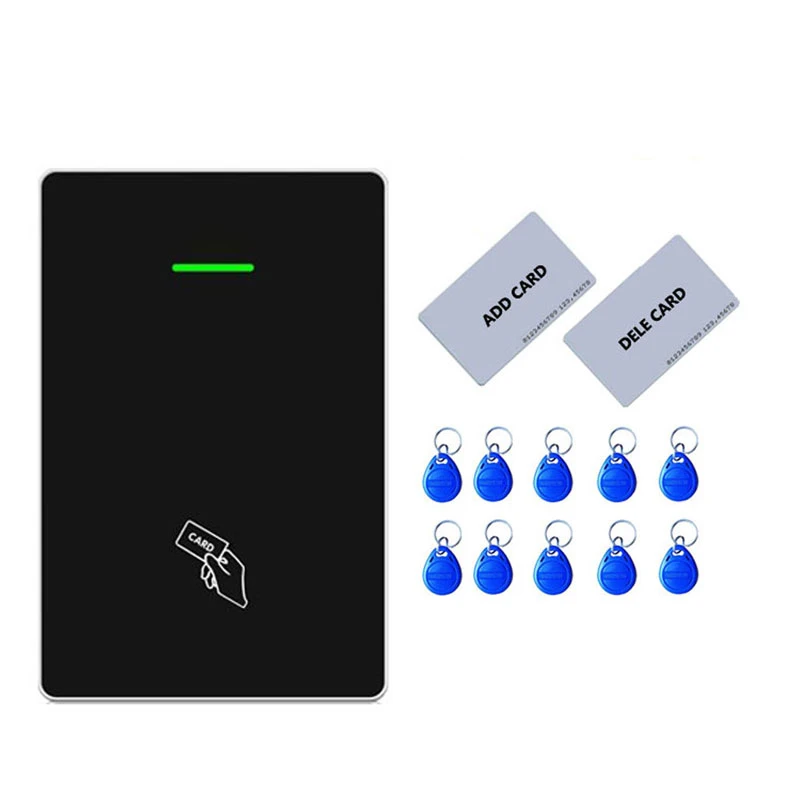 

RFID Standalone Access Control Big Capacity 10000 users Waterproof IP65 ID Card 125K 2pcs Mother Card 10pcs ID Tags