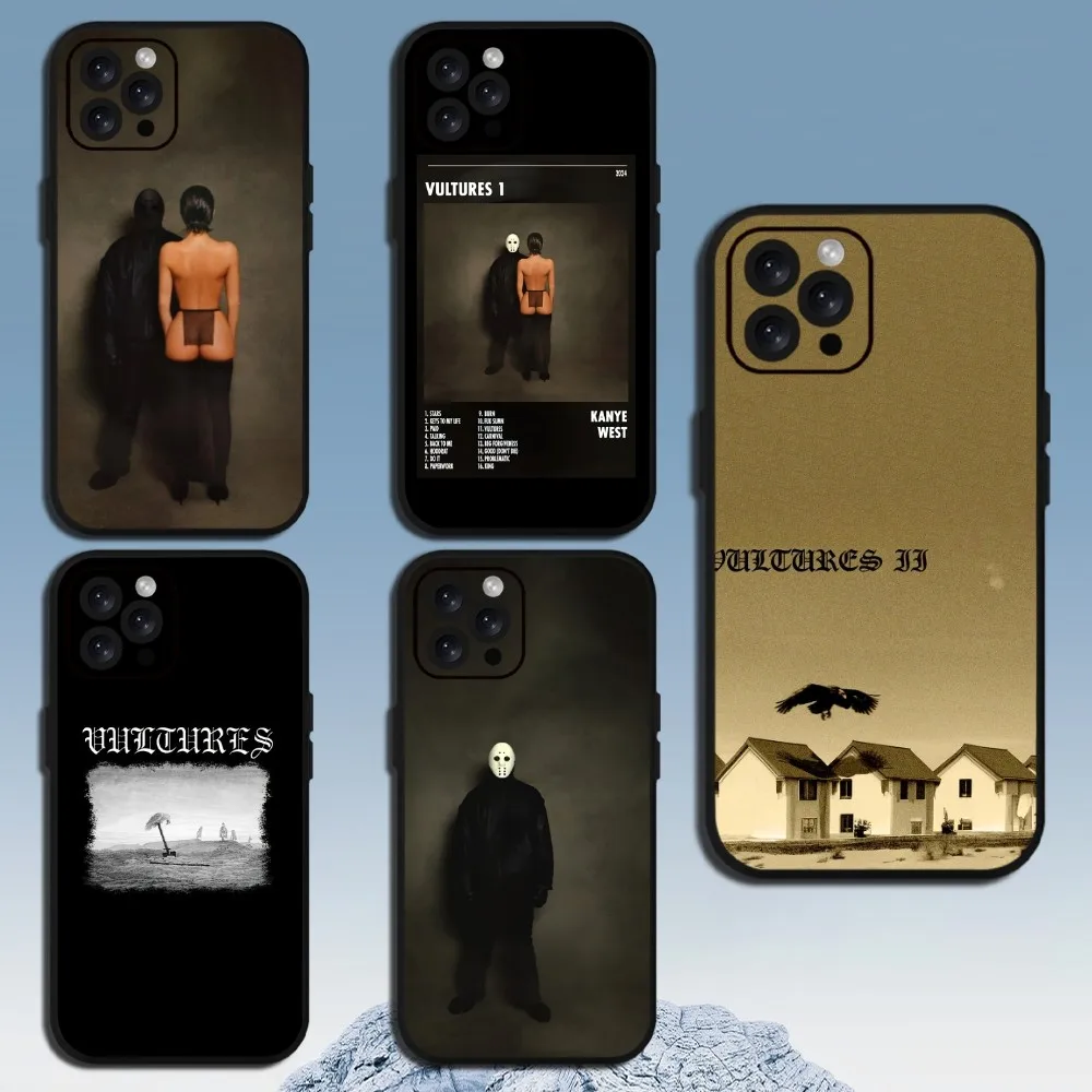 Vultures Kanye Singer  Phone Case For iPhone Mini 11 12 13 14 15 Pro XS Max X Plus SE XR Shell