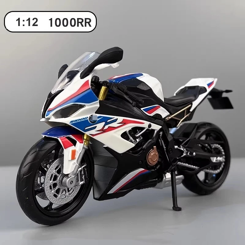 

Модель мотоцикла S1000RR в масштабе 1:12, имитация, из металлического сплава, игрушка для детей, коллекционный подарок