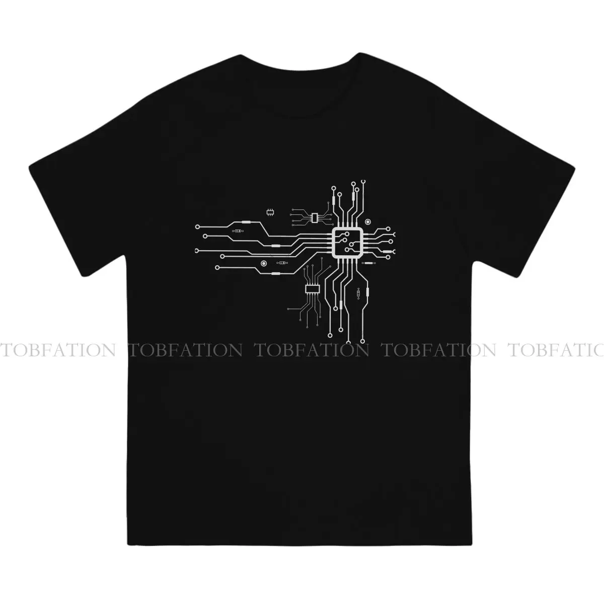 CPU Heart Hip Hop TShirt Computer Cpu Core Style Streetwear 100% Cotton T Shirt Men Tee Unique Gift Clothes