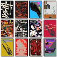 1pc Canvas painting Vintage Abstract Classic Canvas Poster Retro Extreme Art Canvas Painting Print Wall Art Picture for Living