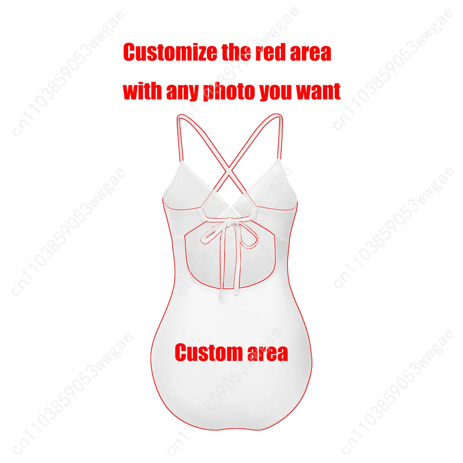 Mikecrack V-neck Halter Back Swimsuit Womens Bathing Suits Personalized Bikini Pool Beach Sexy Swimwear Customized Beachwear