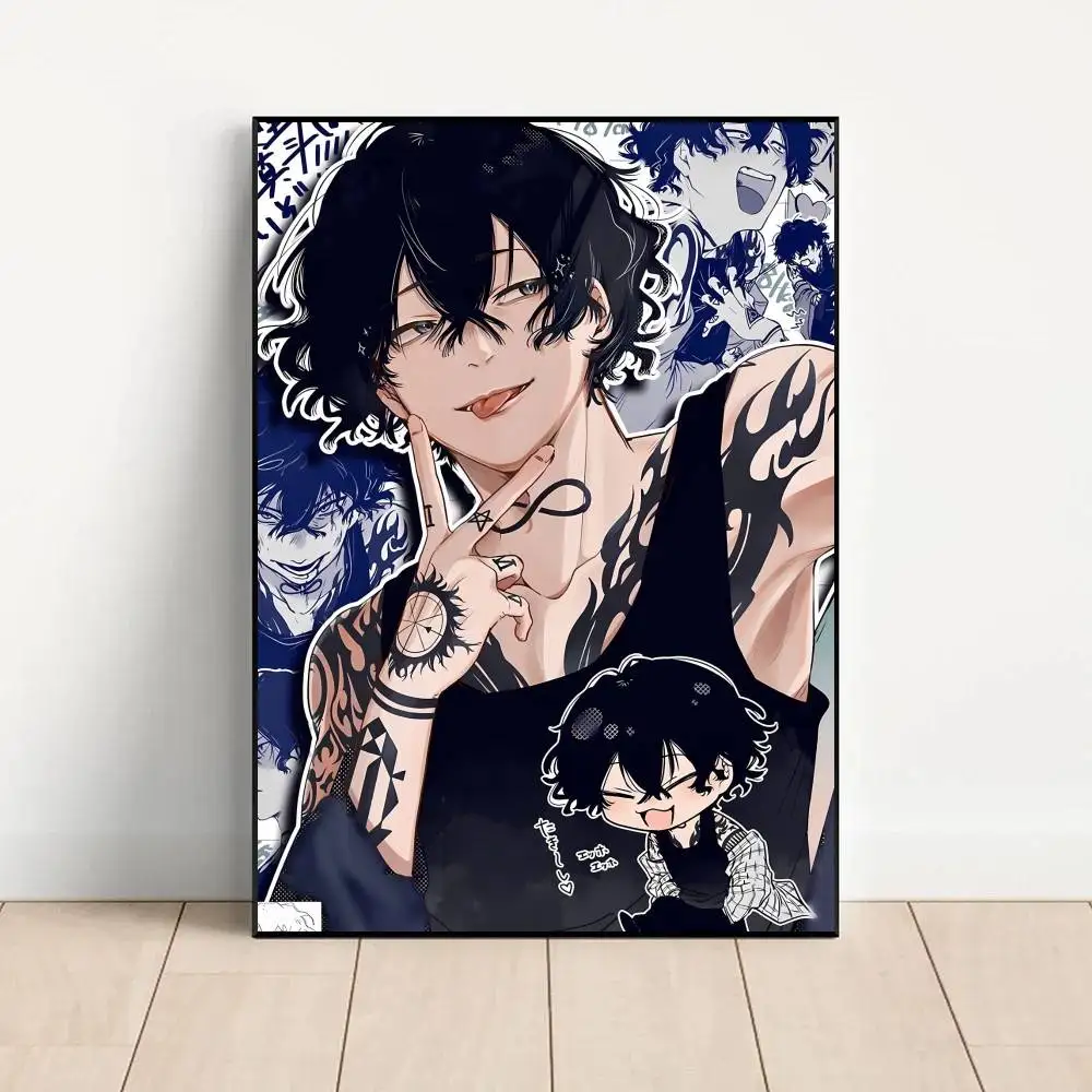 Y-Yamato Comics E-Endo Poster Fancy Wall Sticker for Living room bar retro decorative painting room