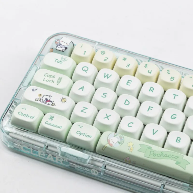 144คีย์ pachacco การ์ตูน keycaps อะนิเมะ MOA ความร้อนสูงแป้นพิมพ์กลไก keycaps คีย์บอร์ดอุปกรณ์เสริม