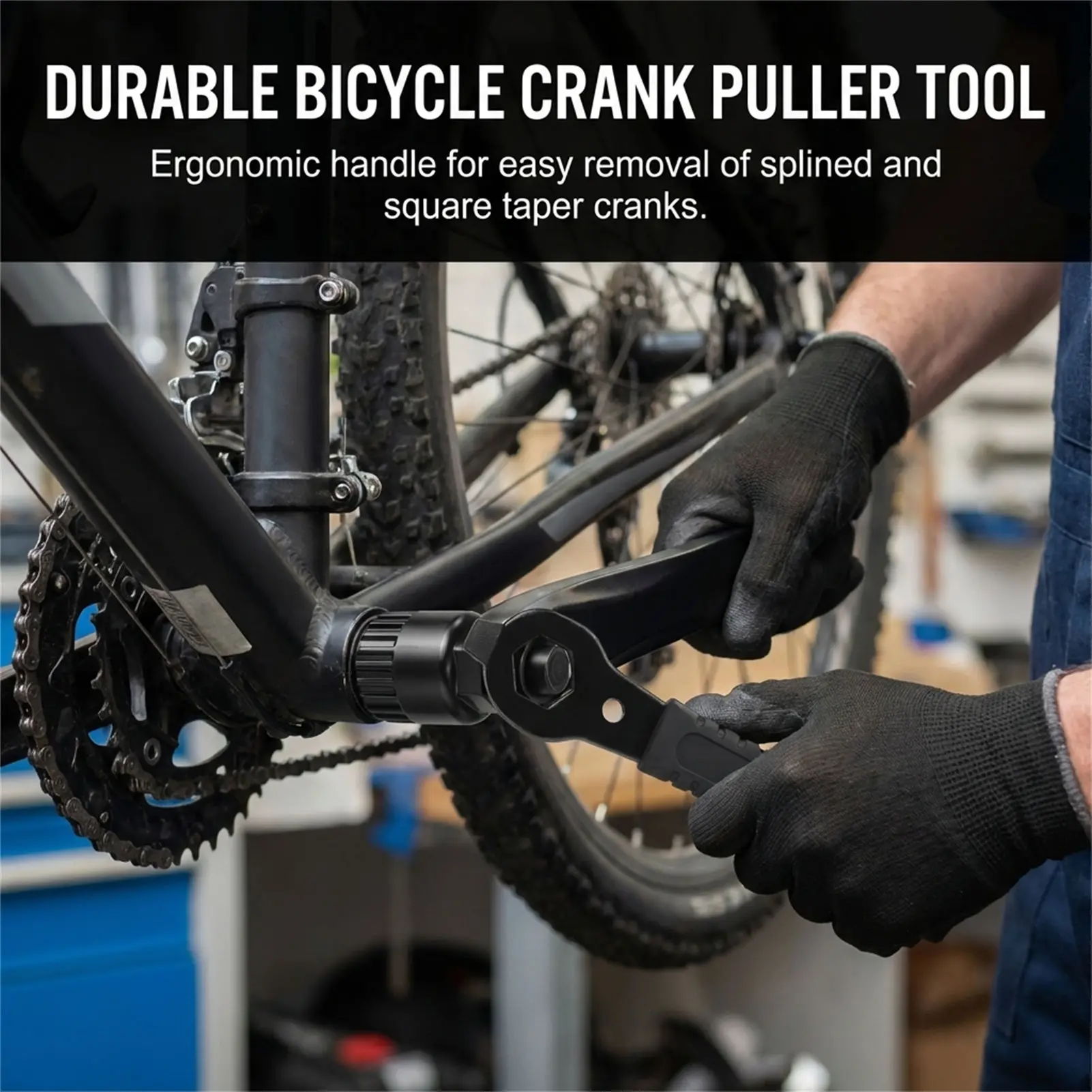Bicycle Crank And Bottom Bracket Removal Tool Set Durable High-Carbon Steel For Multiple Models