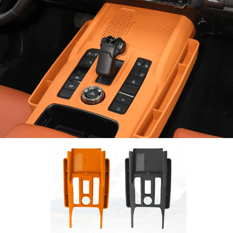 For Haval H9 2nd gen 2024-25 Center Console Storage Silicone Pad Protective Cover Storage Box Modification Interior Accessories