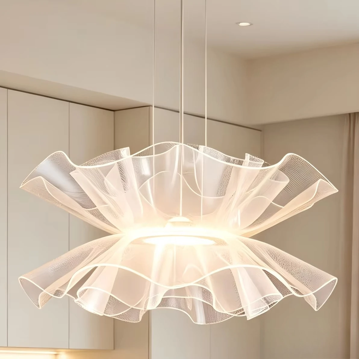 Premium Luxury Modern Flower Bouquet Unique Pendant Light for Bedroom Dining Area Bar Counter Interior Decor