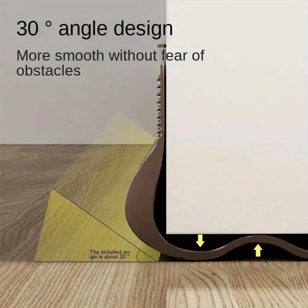 93cm Flexible Door Bottom Sealing Strip Under Door Draft Stopper Tape Door Gap Soundproofing Wind and Dust Proof Weather Strip