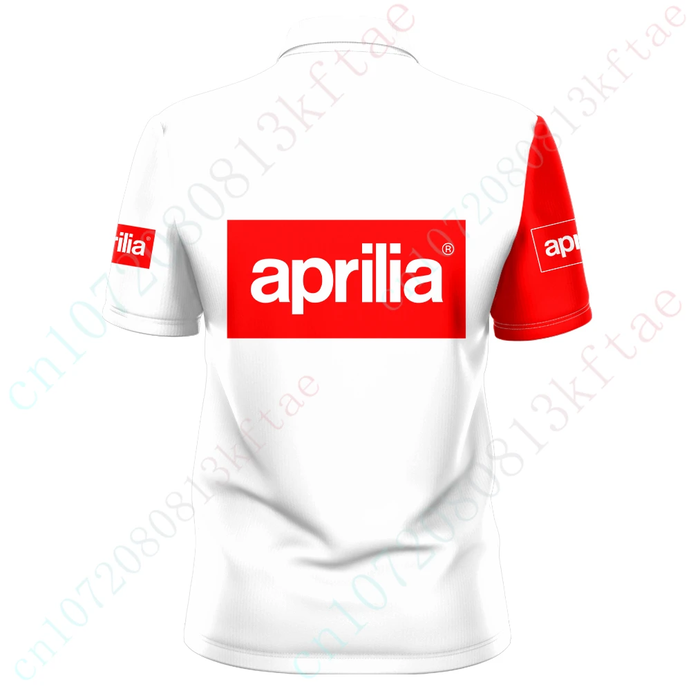 Aprilia Clothing Casual Golf Wear Anime Polo Shirts And Blouses Unisex Short Sleeve Top Harajuku T Shirt For Men Custom Logo