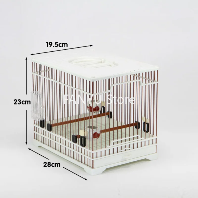 Outdoors Portable Bird Cages House Parrot Drawer Plastic Carrier Bird Cages Canary Budgie Jaula Pajaro Pet Products WZ50BC