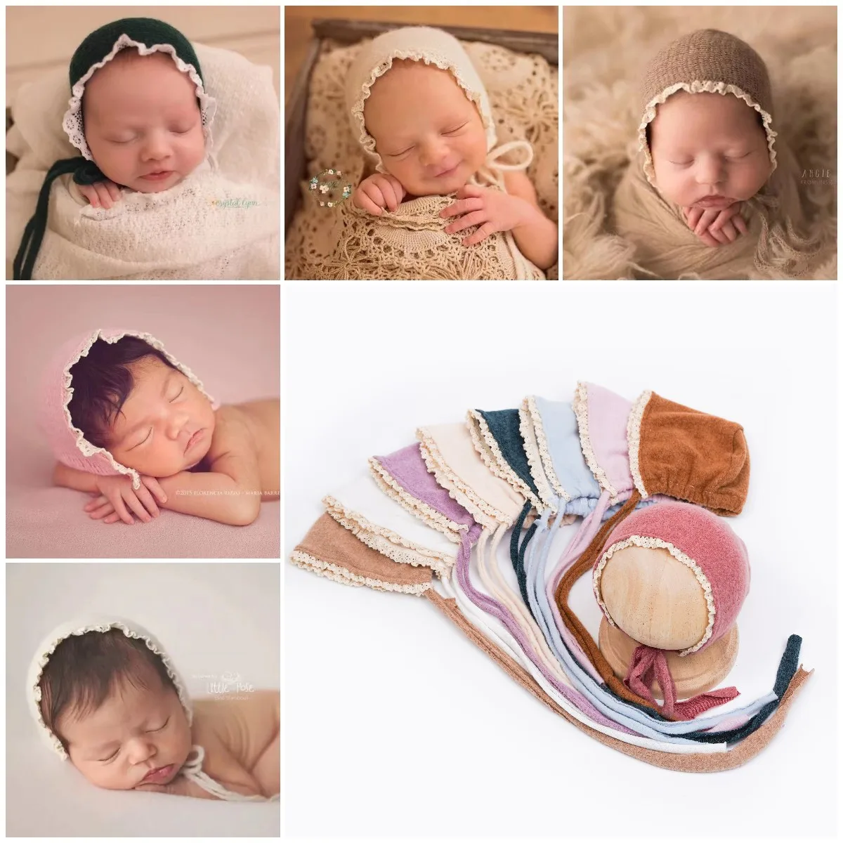 Neugeborenen Hut Neugeborenen Fotografie Requisiten Kappe Baby Foto Studio Fotografie Requisiten Kappe Beanie Baby Hut